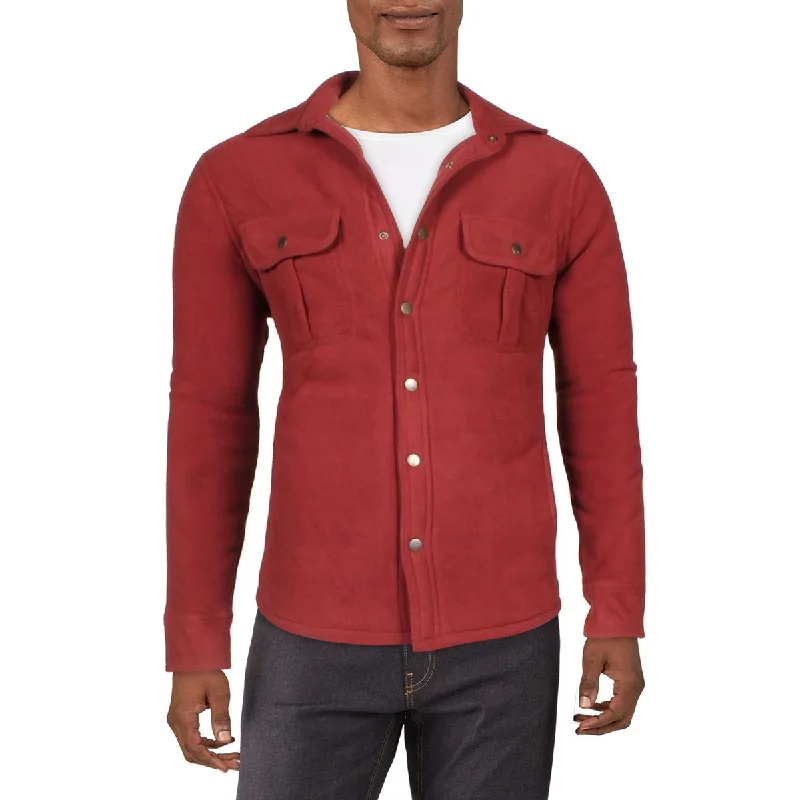 And Now This Mens Fleece Warm Shirt Jacket