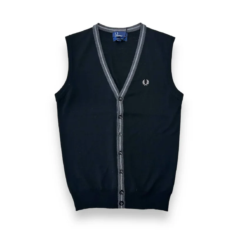 Men's Knit Vest In Navy