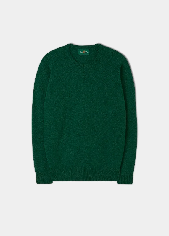 Men's Lambswool Crew Neck Jumper in Cossack - Classic Fit