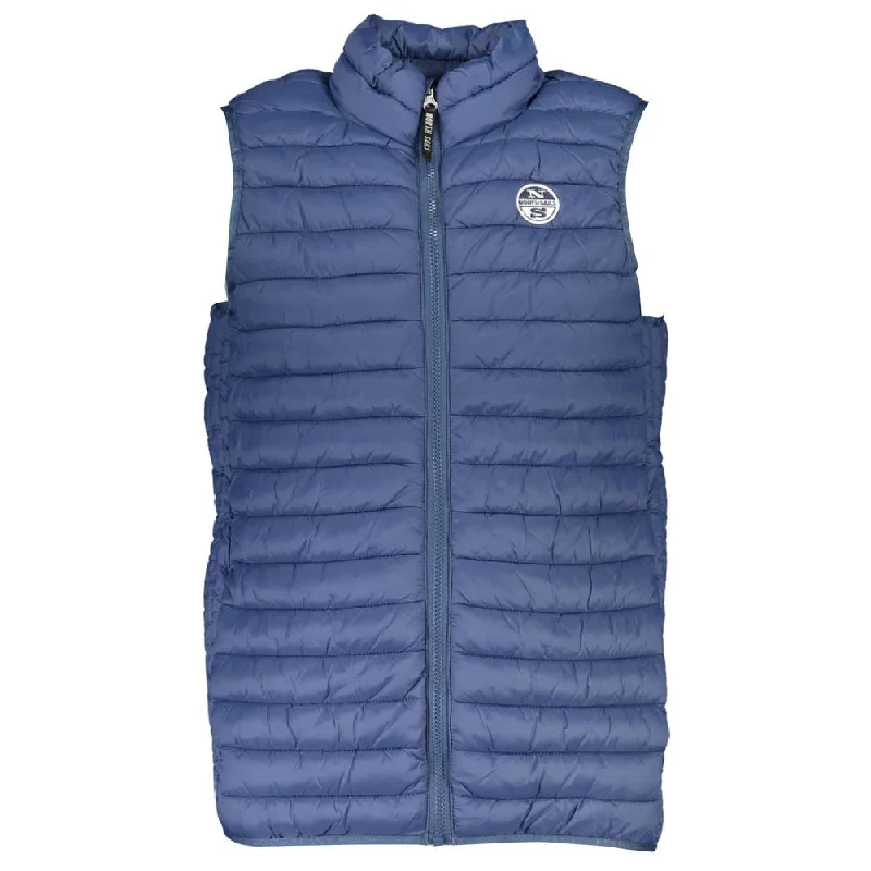 North Sails Sleek Sleeveless Zip-Up Vest with Men's Pockets