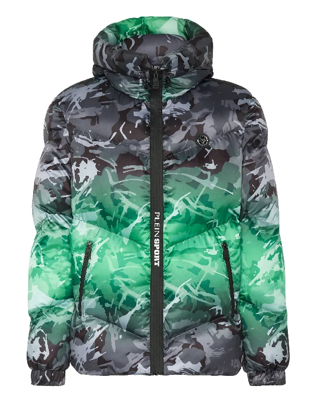 Nylon Padded Jacket Neon Amazon Edition (Camouflage)