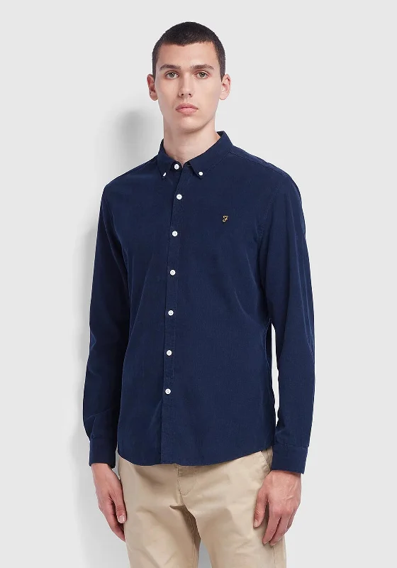 Farah Fontella Corduroy Shirt, True Navy