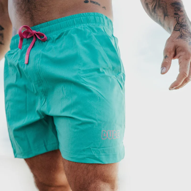 Le Boiz - Dude, Sweet - Teal Boardshorts