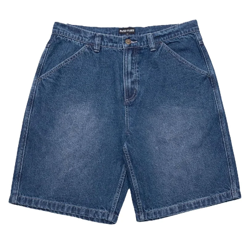 Pass~Port - Workers Club Shorts Faded Wash Dark Indigo