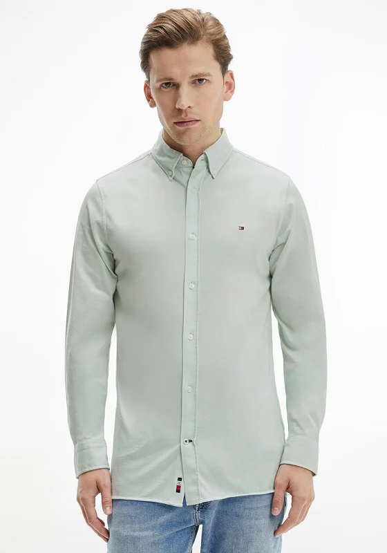 Tommy Hilfiger 1985 Essential Slim Fit Shirt, Minty Essence