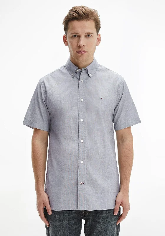 Tommy Hilfiger Short Sleeve Poplin Shirt, Desert Sky