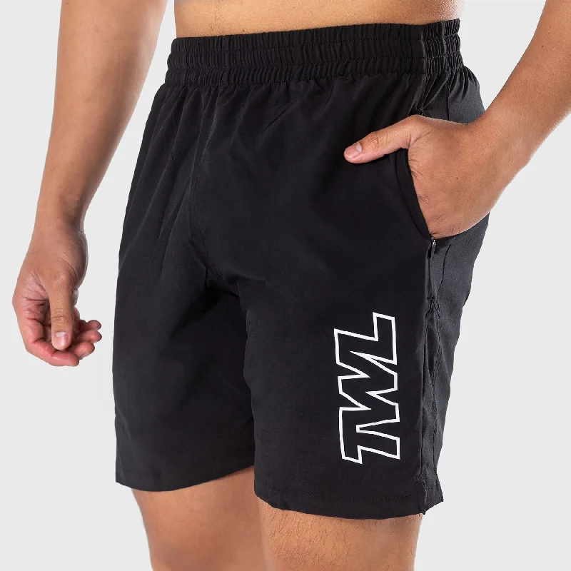 TWL - MEN'S REP SHORTS - ATHLETE - BLACK/WHITE