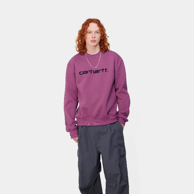 Carhartt Sweat in Magenta