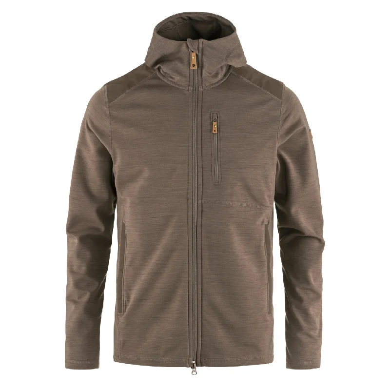 Fjallraven Keb Fleece Hoodie Suede Brown