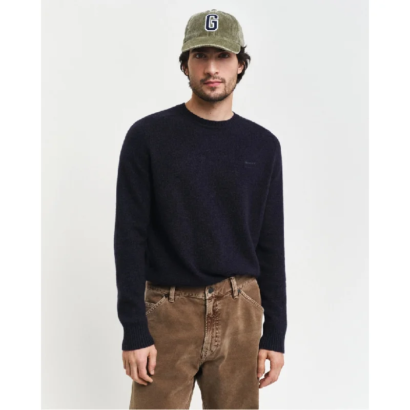 GANT Wool Blend Crew Neck Sweater 8050226 2 Colours