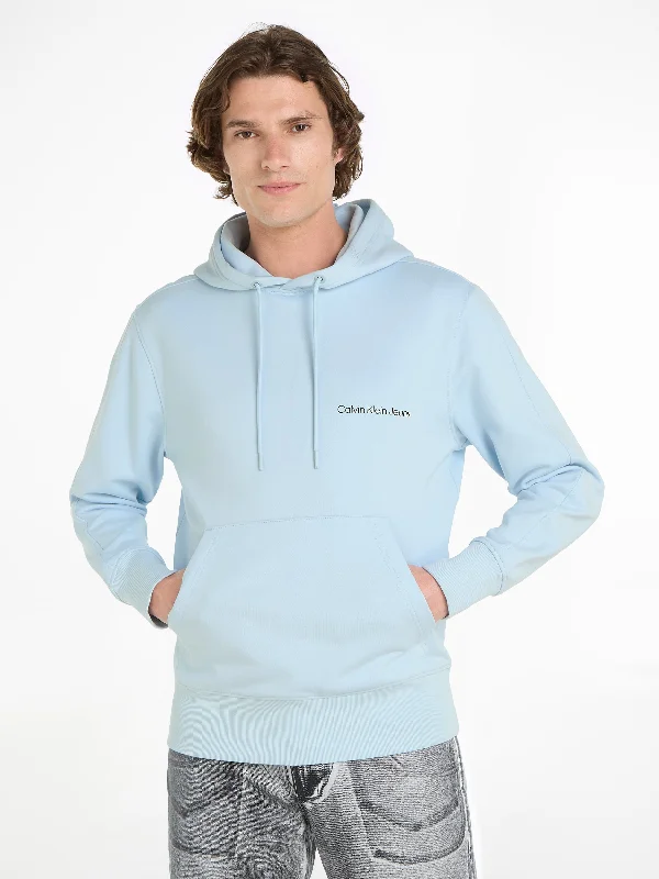 Cotton Terry Hoodie in Keepsake Blue