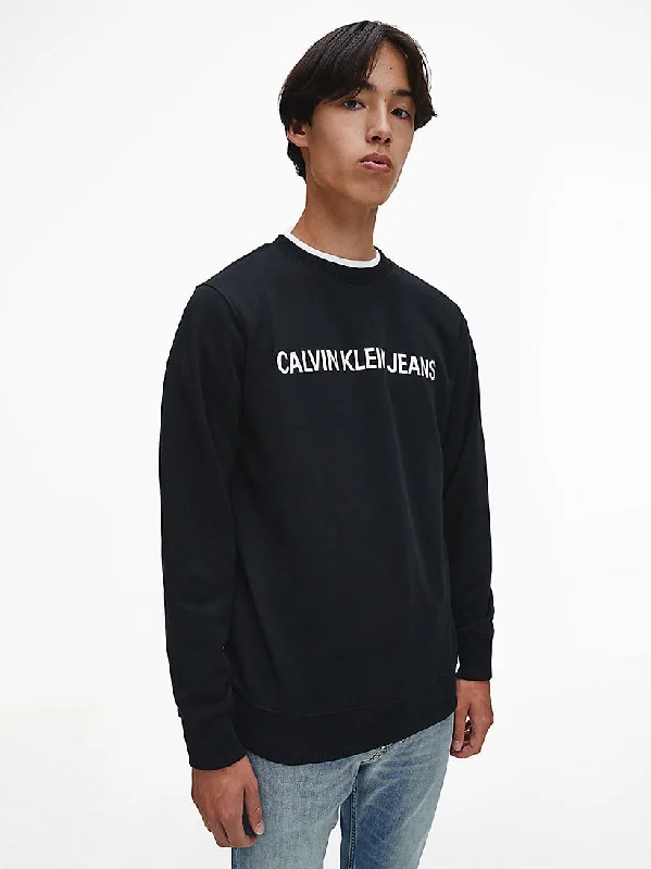 Calvin Klein Logo Sweatshirt Black