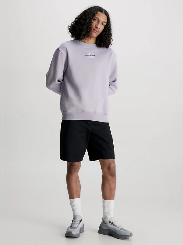 Monogram Sweatshirt in Lavender Aura