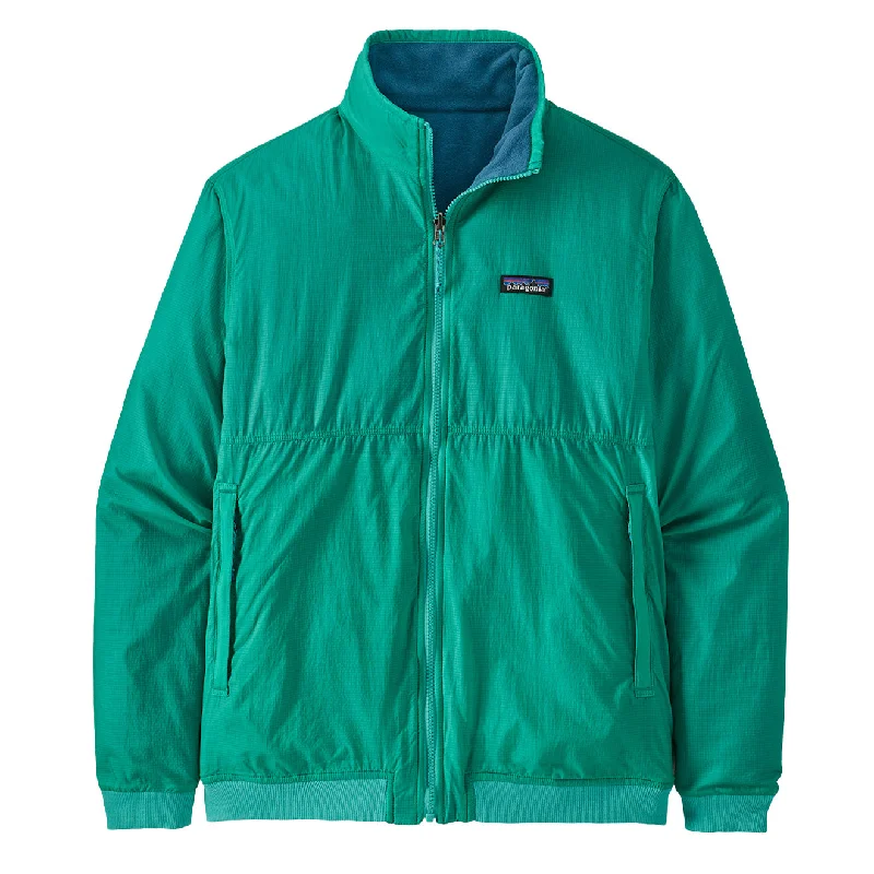 Patagonia Reversible Shelled Microdini Fleece Jacket Fresh Teal