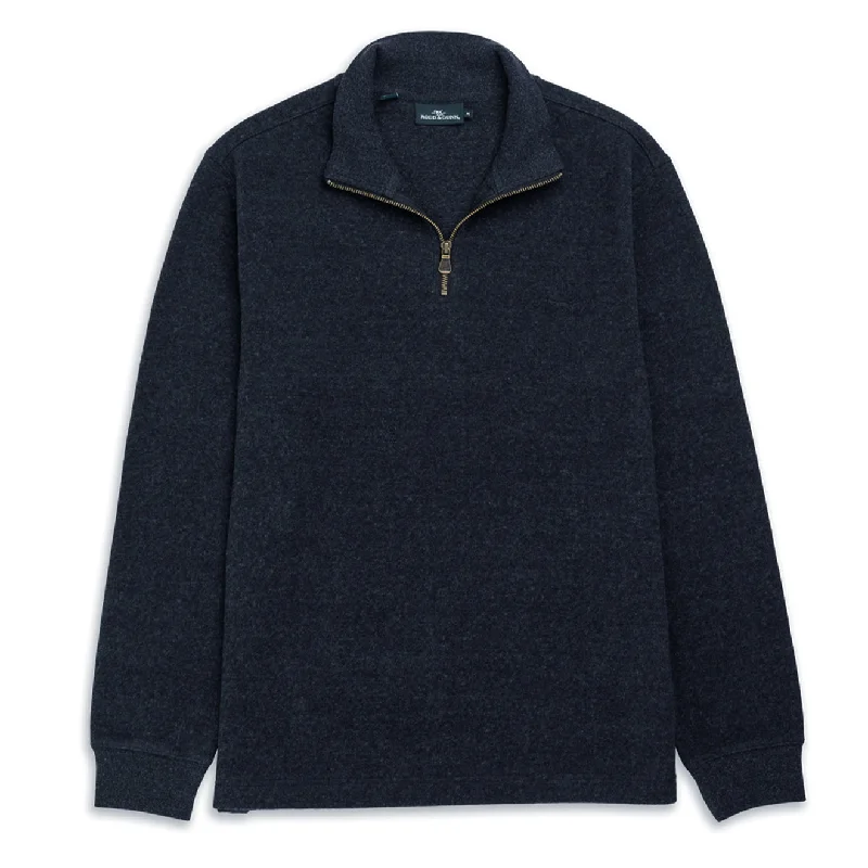 Rodd and Gunn Alton Ave Zip Neck Sweat Eclipse