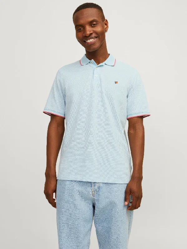 Plain Polo in Cerulean