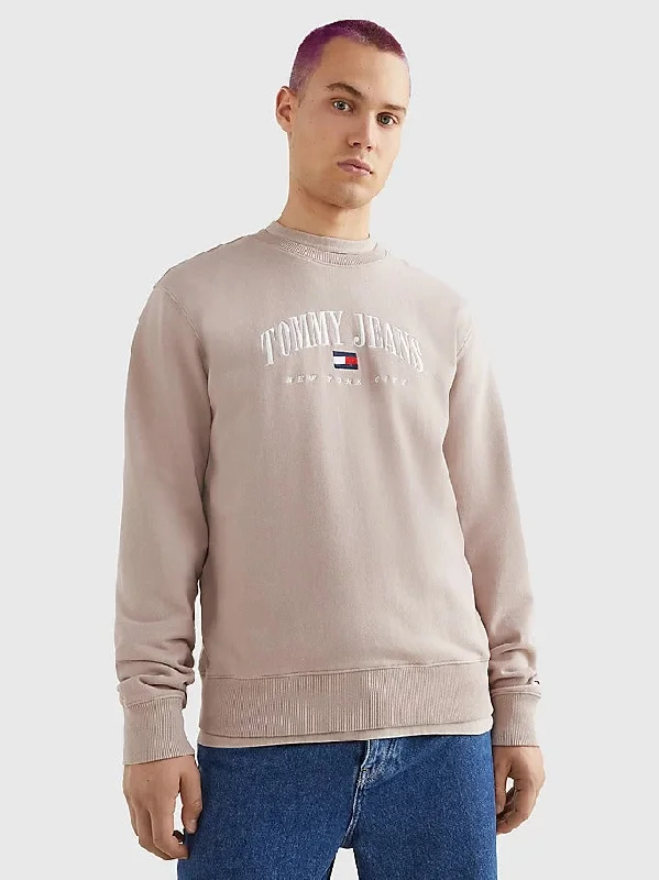 Tommy Jeans Varsity Logo Sweatshirt Brandons Stone