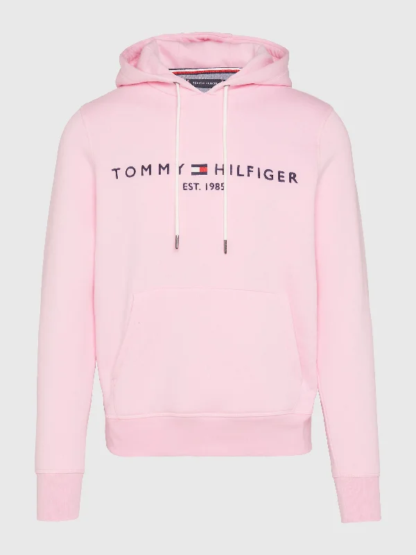 Logo Flex Fleece Hoody in Iconic Pink