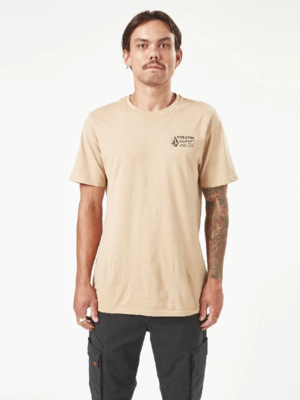 Volcom Workwear Short Sleeve Tee - Gravel