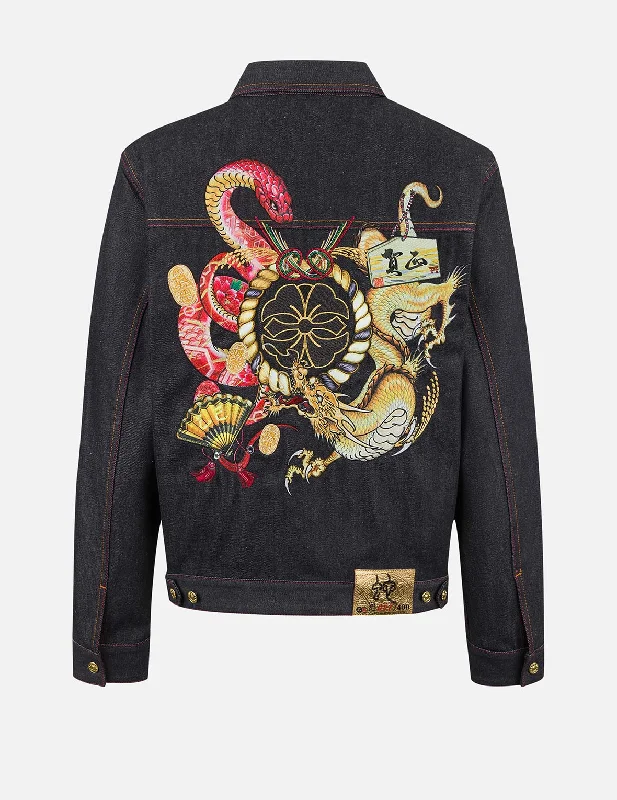 2025 Limited Edition Year of the  Snake Relax Fit Denim Jacket