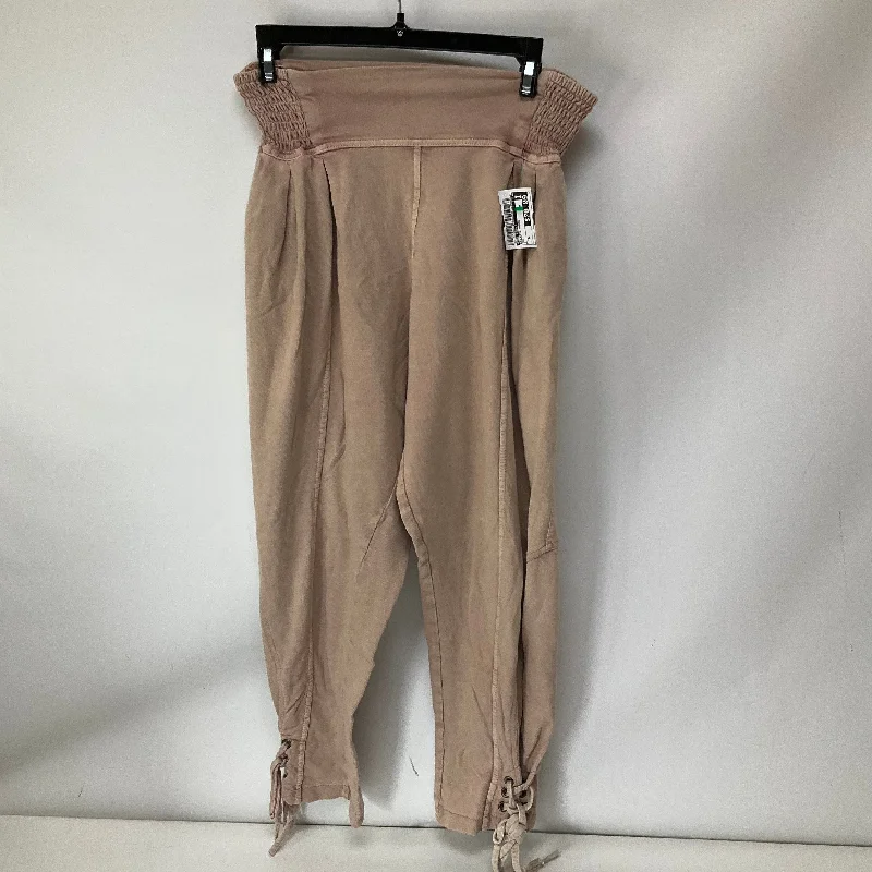 Athletic Pants By Free People In Tan, Size: S