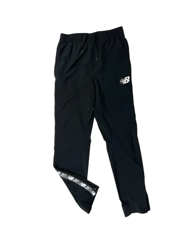 Athletic Pants By New Balance In Black & White, Size: S