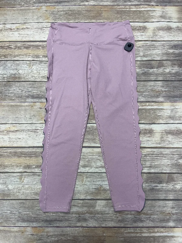 Athletic Pants By Victorias Secret In Purple, Size: Xl