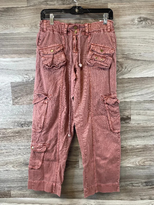 Pants Cargo & Utility By Free People In Maroon, Size: 2