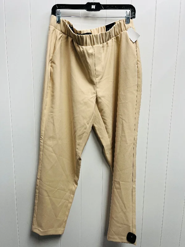 Pants Wide Leg By Torrid In Tan, Size: 1x