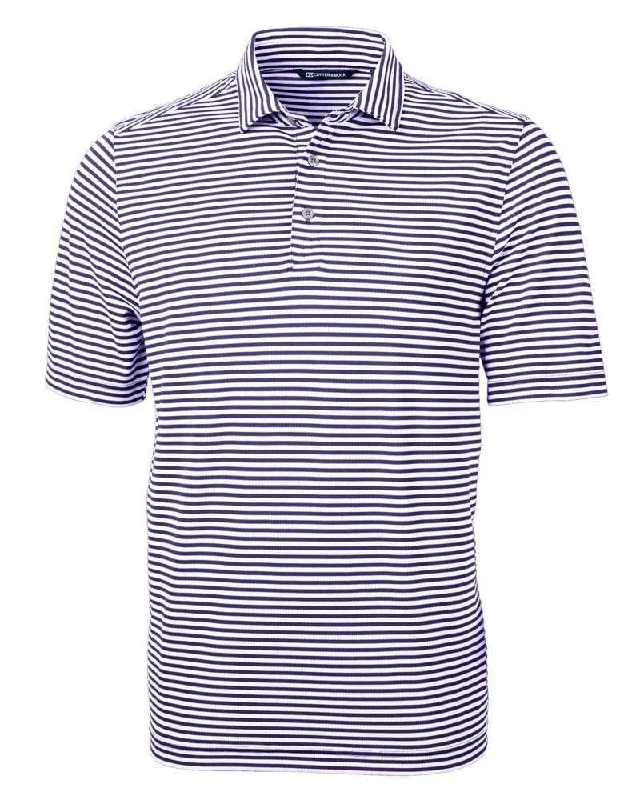 Cutter & Buck - Men's Eco Pique Stripe Recycled Polo