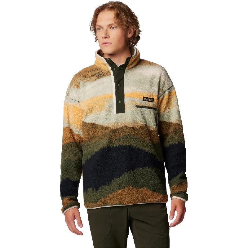 Men's Helvetia II Printed 1/2 Snap Printed Fleece Pullover