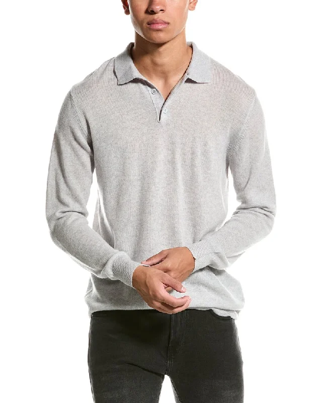 Brodie Cashmere Wool & Cashmere-Blend Brodie Trophy Neck Sweater