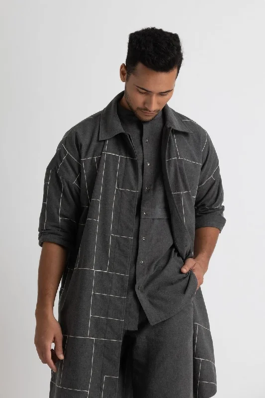 Limited Edition Jacket Co-ord- Lead grey