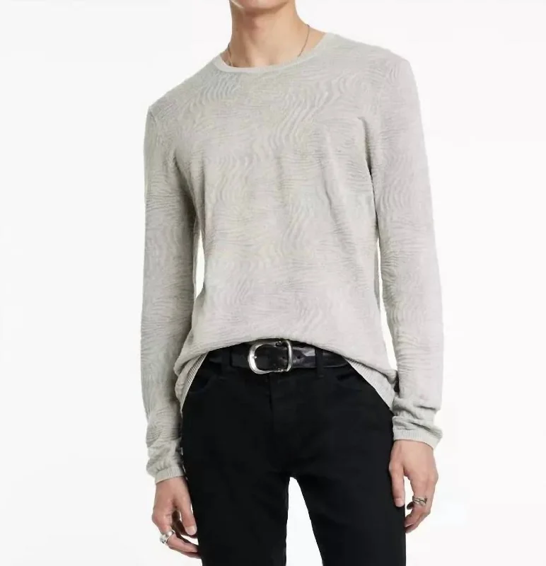 Mercer Crew Sweater In Grey