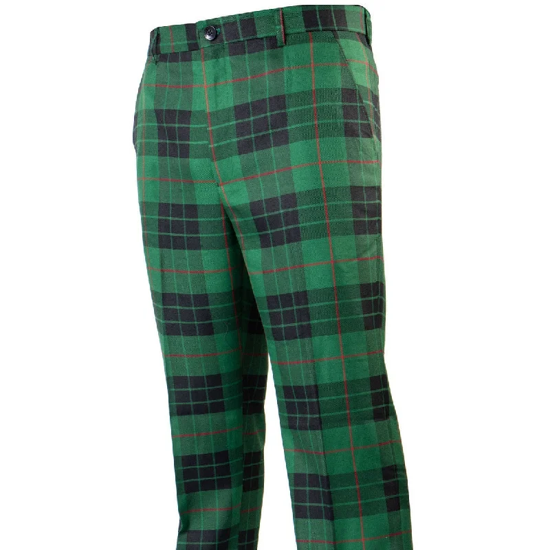 Plaid Green Black Red Pants