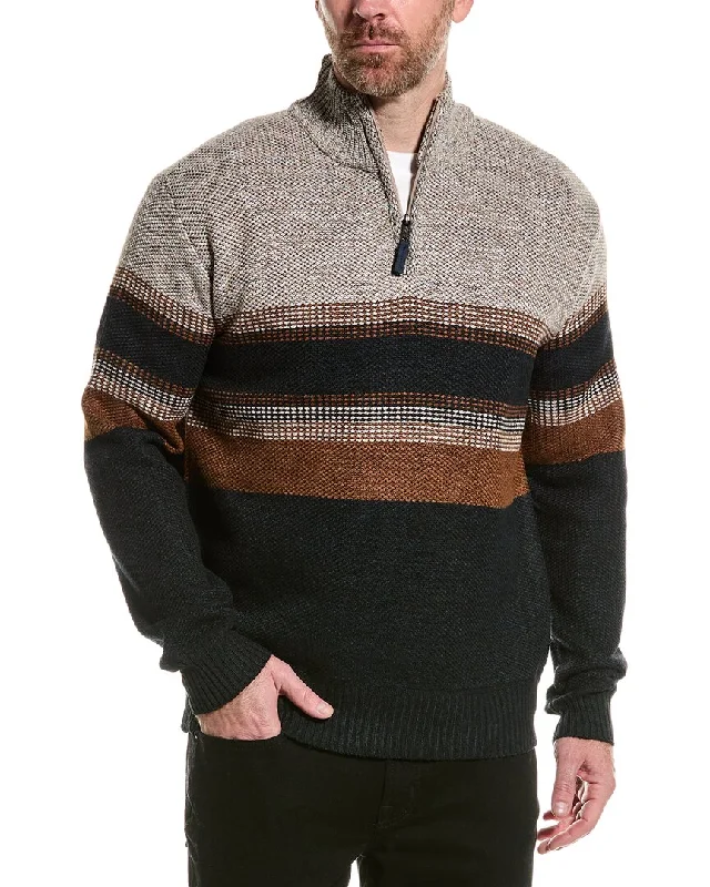 Point Zero 1/4-Zip Mock Neck Sweater