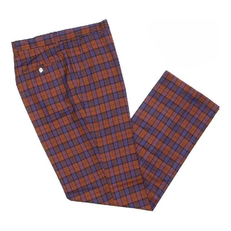 Prestige Brick Purple Plaid Pants PLD-705