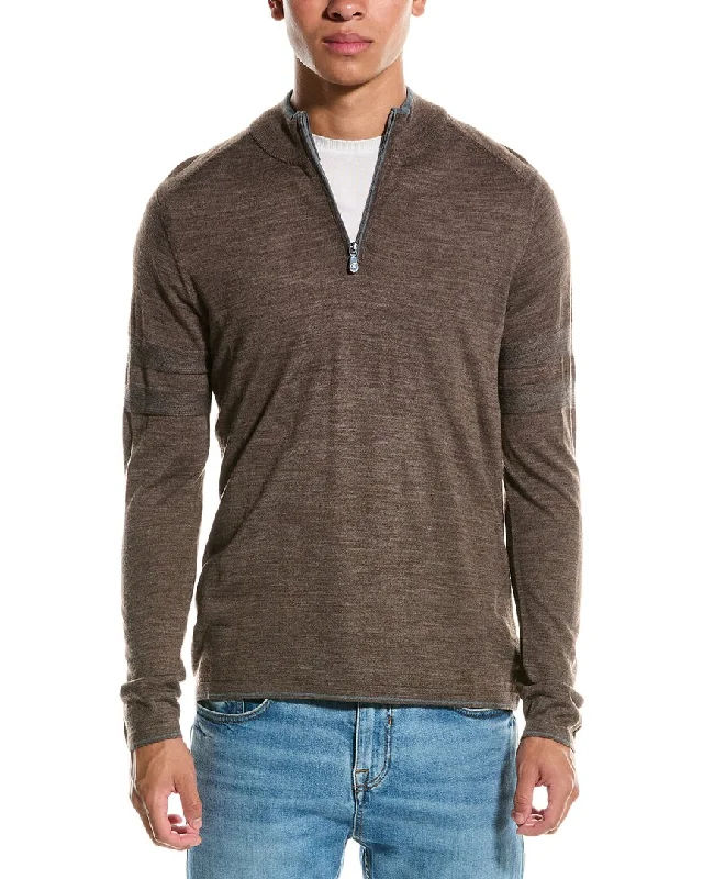 Raffi Wool-Blend 1/4-Zip Sweater