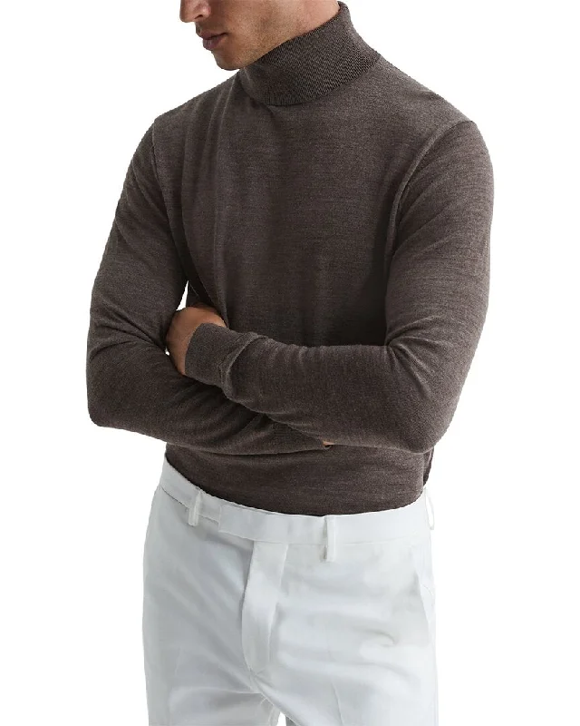 Reiss Caine Wool Roll Neck Sweater