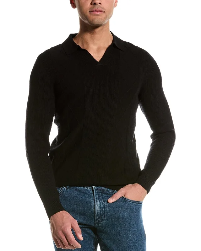 Reiss Malik Wool Collared Sweater