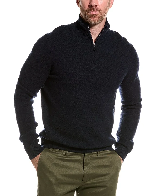 Reiss Tempo Wool-Blend 1/2-Zip Sweater