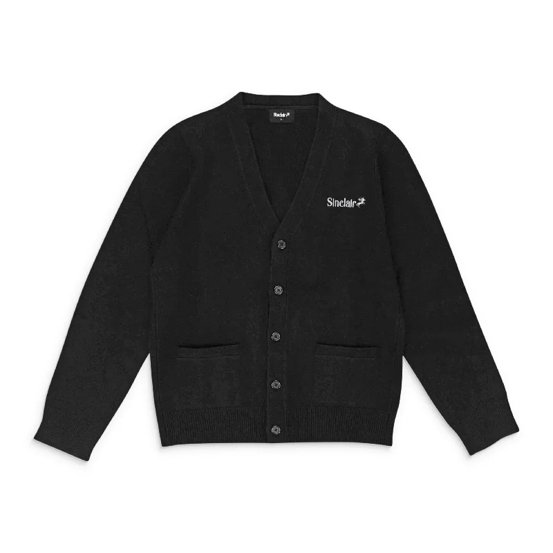 SINCLAIR CLAIRDIGAN BLACK SWEATER