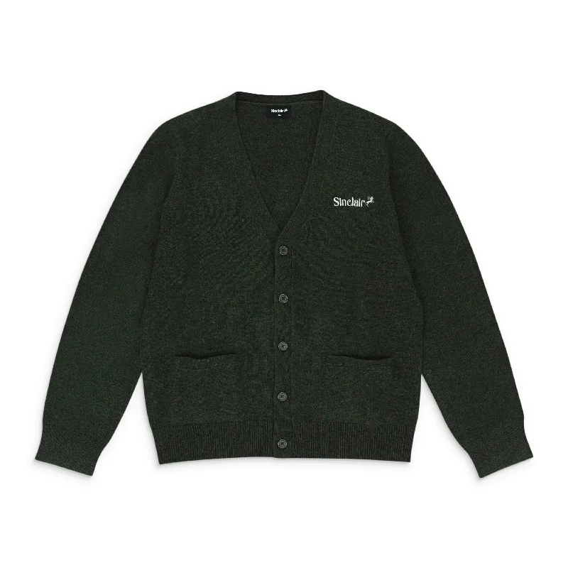 SINCLAIR CLAIRDIGAN FOREST GREEN SWEATER