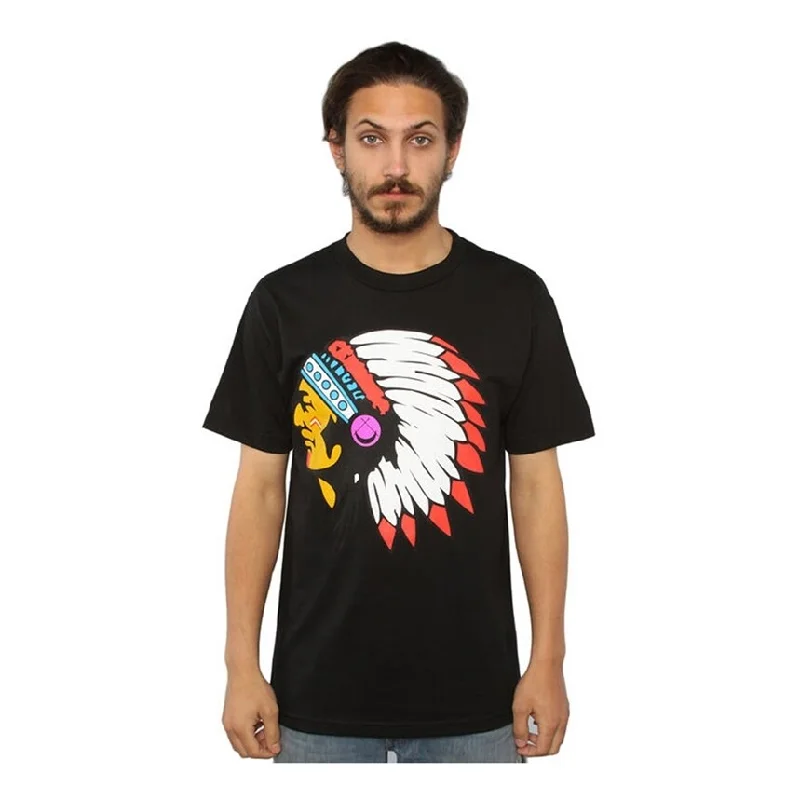 Black Scale Mens The Blvck Chief Graphic T-Shirt, Black, Small