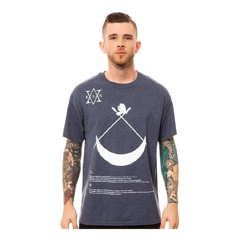 Black Scale Mens The Definition Graphic T-Shirt, Blue, Small