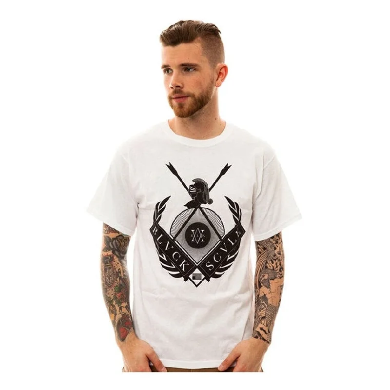 Black Scale Mens The Moral Order 2 Graphic T-Shirt, White, Small