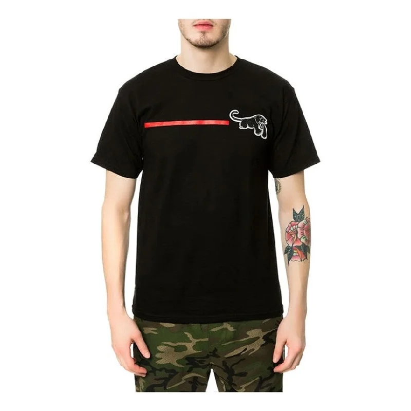 Black Scale Mens The Red Line Radical Graphic T-Shirt, Black, Small