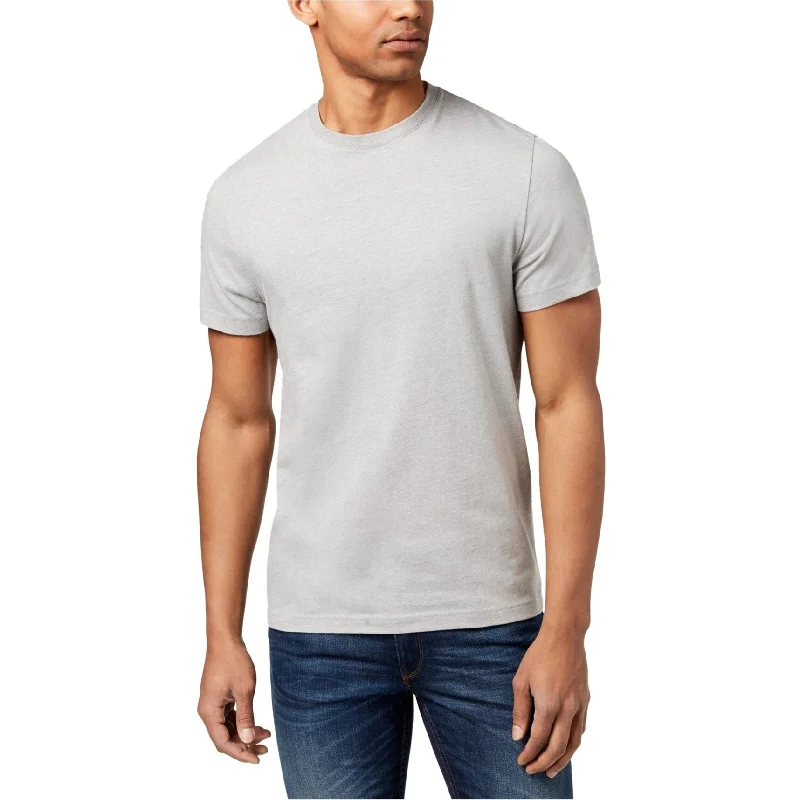 Club Room Mens Performance Basic T-Shirt, Grey, X-Large