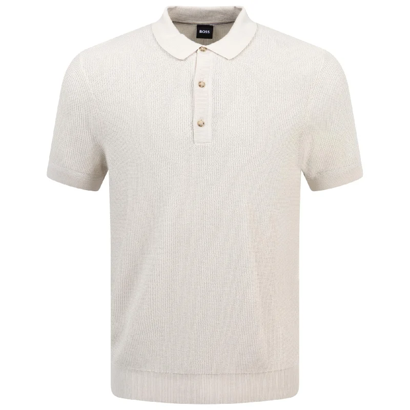 Daremo Cotton Polo Open White - AW24