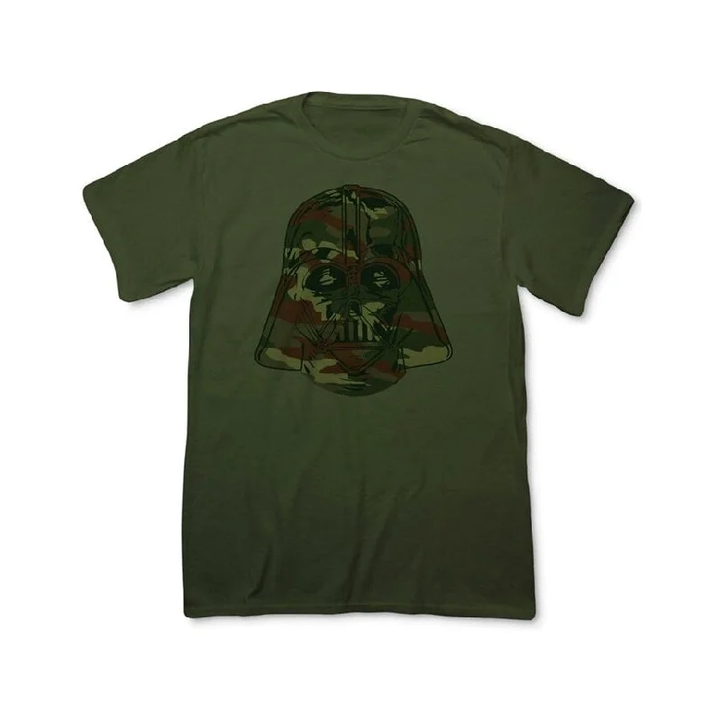 Fifth Sun Mens Camo Vader Graphic T-Shirt, Green, Small